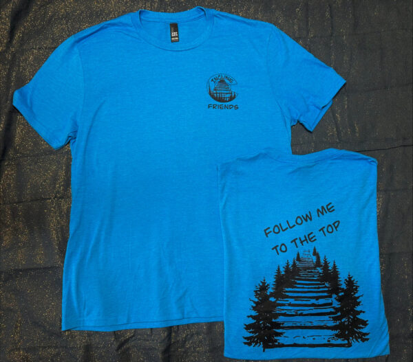 Blue Tee - Cotton blend - Small Logo
